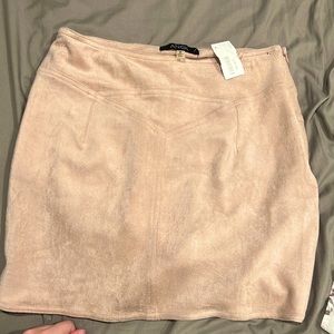 ANGL blush mini skirt medium